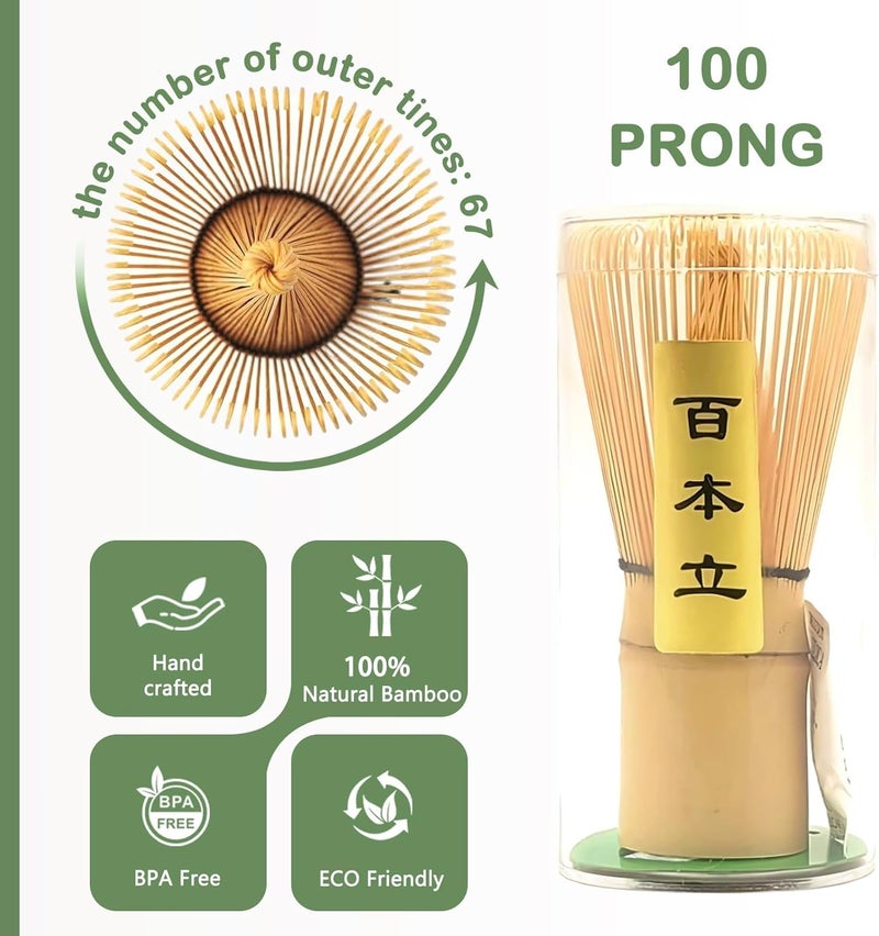 KOIMYSA Matcha Whisk Set Black, Traditional Matcha Tool Set Kit Cat Design Ceramic Chawan Bowl and Bamboo Whisk Gift for Women Friend Tea Lover - Image 5